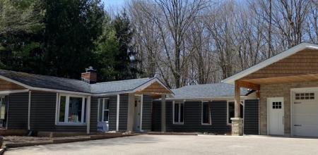 exterior. level entry, no steps