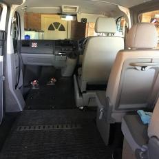 inside van
