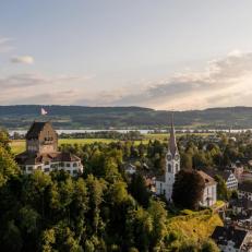 Uster, located in a rural setting