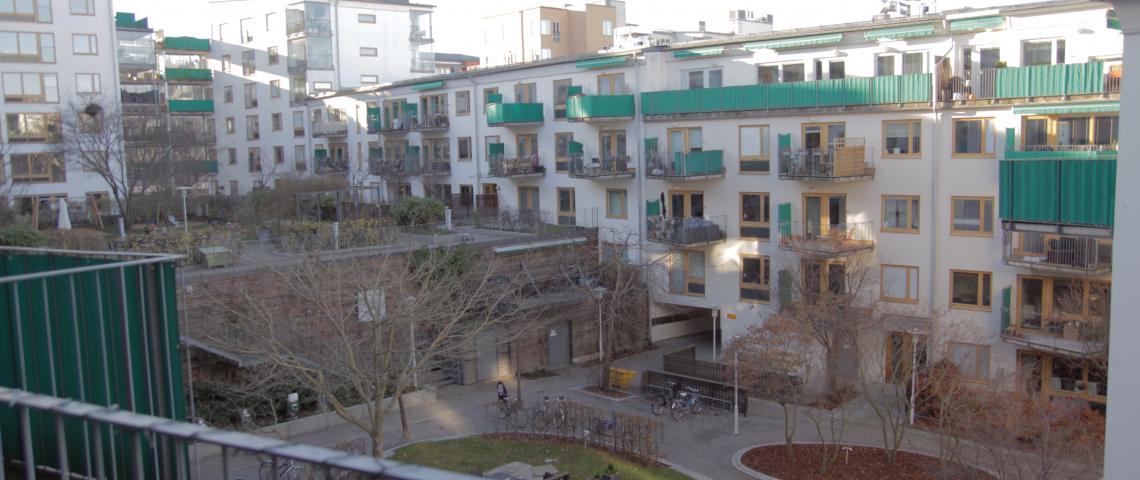 The view from the balcony