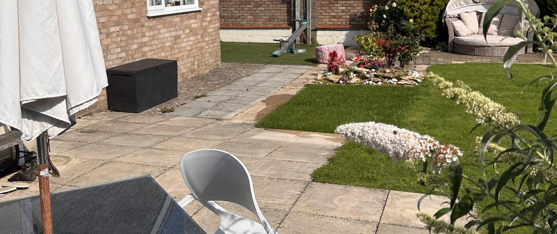 Patio area, garden