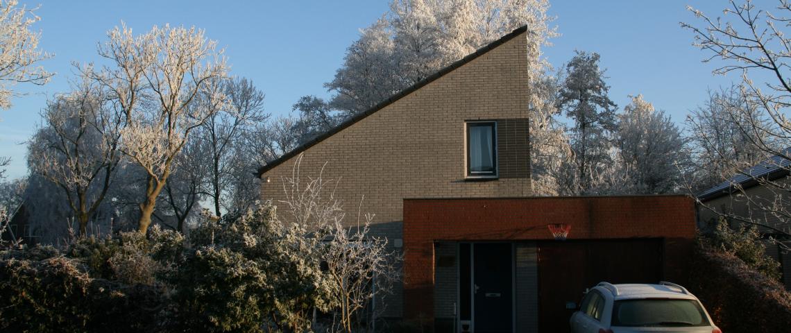 House in wintertime