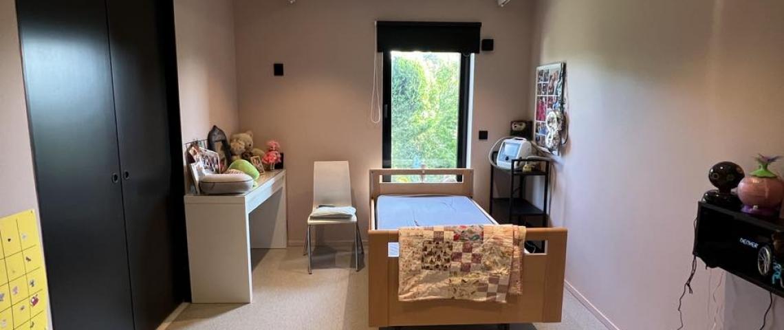 Bedroom with roof rails