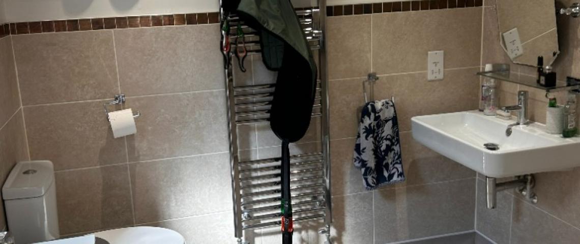 wet room, ceiling hoist, shower seat